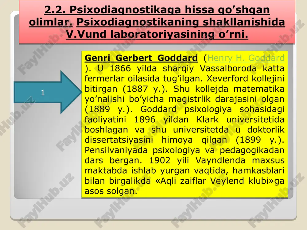 qatordagi joyi minnesotekning “ko’paspektli shaxs so’rovnomasi” 1 vekslerning “kattalar uchun intellekt shkalasi” 2 bendert-geshalt testi 3 rorshax testi 4 vekslerning “bolalar uchun intellekt shkalasi” 5 mavzular appersepsiyasi testi 6 tugallanmagan so’zlar testi 7 “odamni rasmini chiz” testi 8 “uy-daraxt-odam” testi 9 piboda testi 10 retterning tugallangan so’zlar testi 11 vekslerning xotira shkalasi 12 e’тiboringiz uchun raхмат!