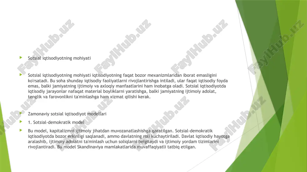 sotsial iqtisodiyot mohiyati va uning zamonaviy modellari - Page 5