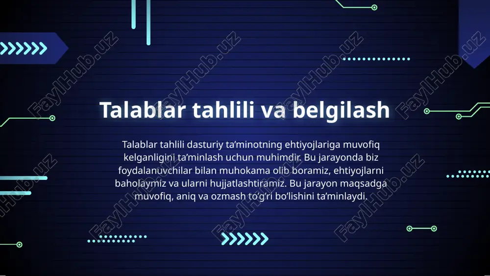 dasturiy ta’minotning test talablarini o’rganish - Page 5