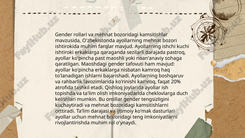 zamonaviy dunyoda gender muammolari - Page 5