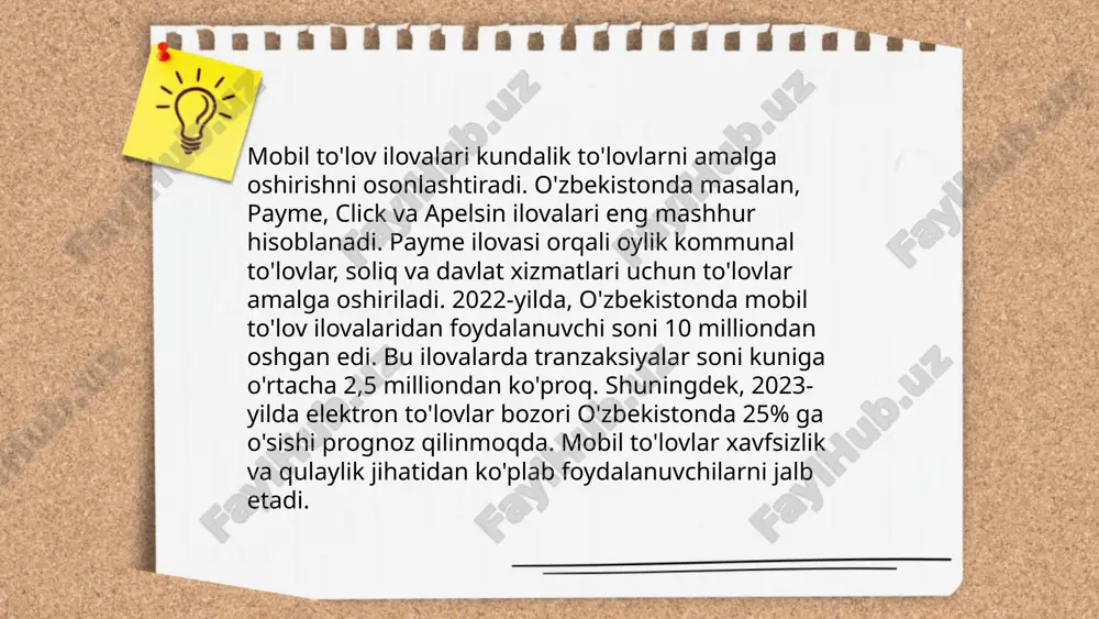 internet orqali elektron to’lovlarni amalga oshirish - Page 5