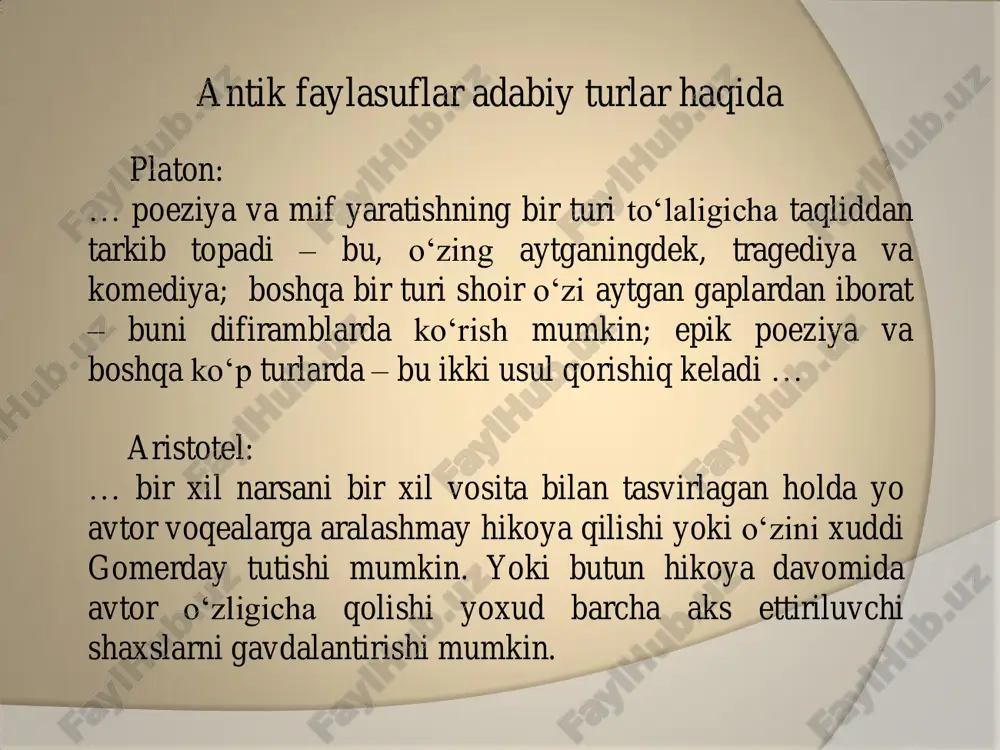 adabiy turlar tasnifi - Page 5