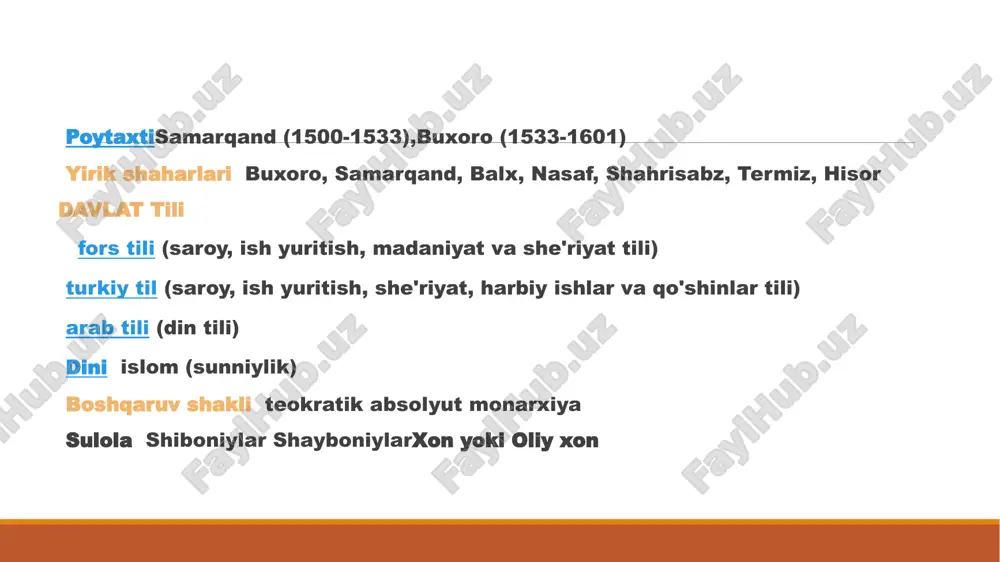 shayboniylar davlati va boshqaruvi - Page 5