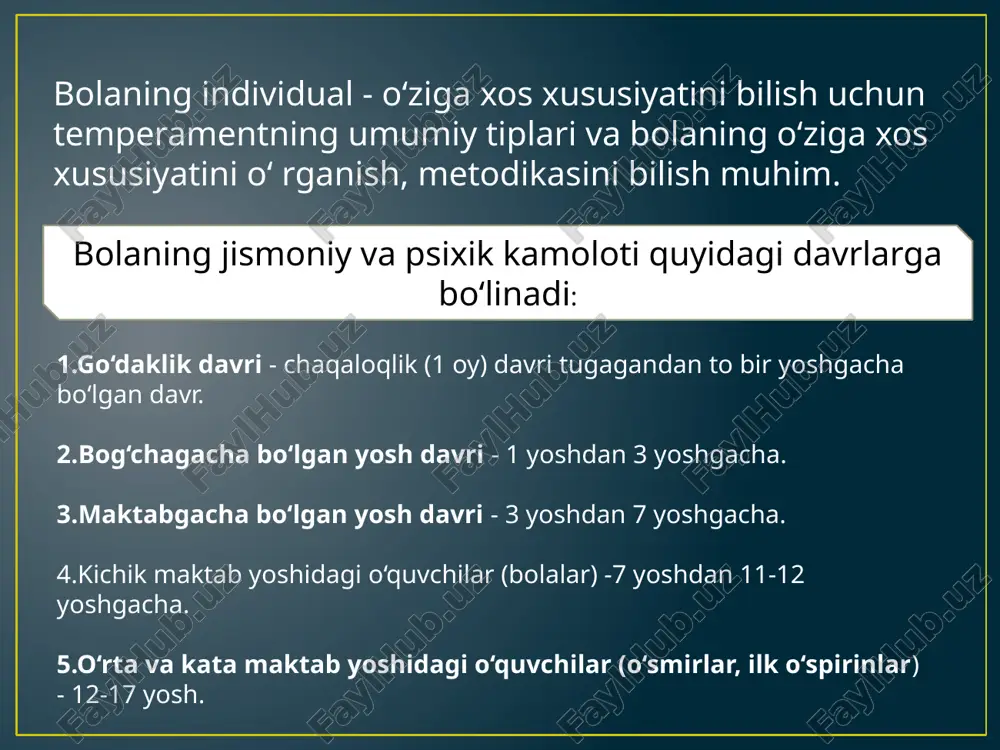 inson psixikasini ontogenezda rivojlanishi - Page 5
