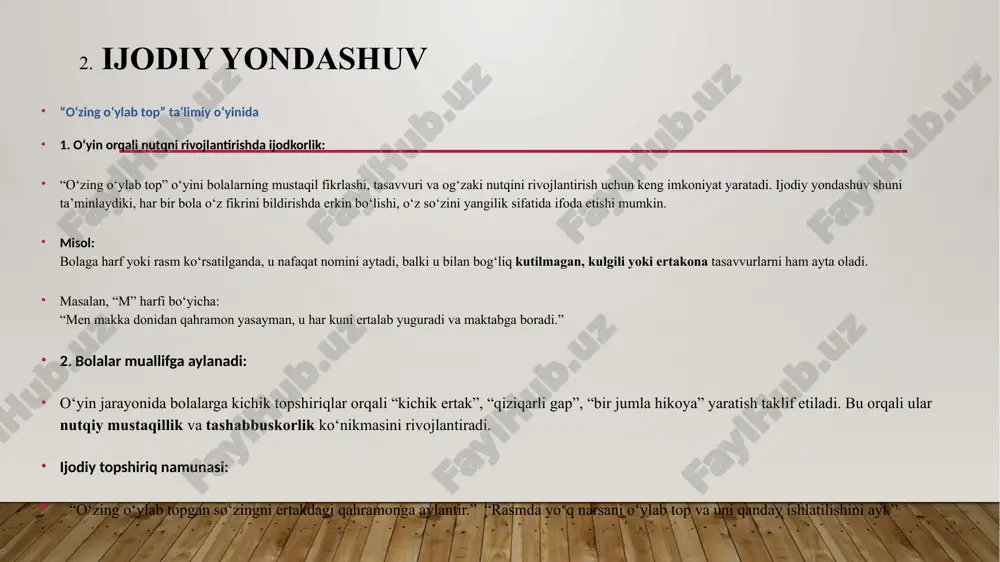 ta’limiy o’yin o’zing o’ylab top.(tayorlov guruhi) til va nutq markazi - Page 5
