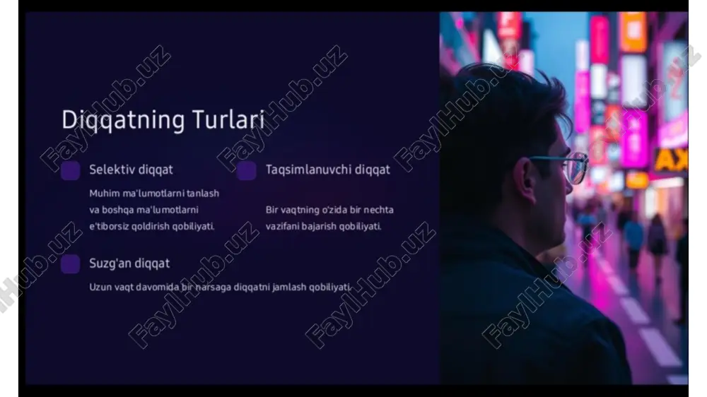 diqqat va uning nerf-fiziologik xususiyatlari - Page 5
