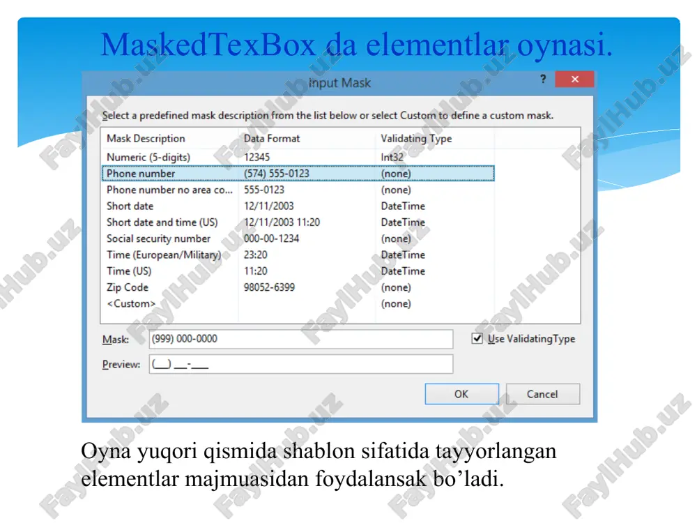 maskedtextbox komponentasi - Page 5