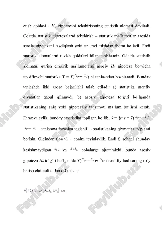 statistik gipotezalarni tekshirish - Page 5