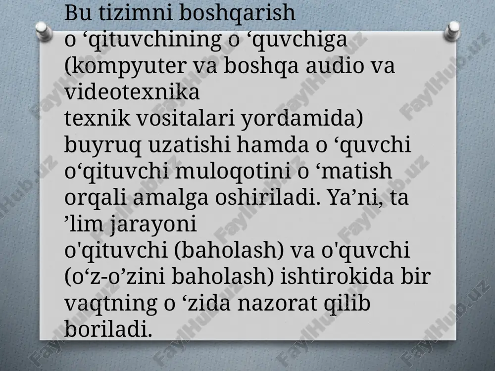 avtomatlashtirilgan o’qitish dasturlarida kompyuterlardan foydalanish - Page 5