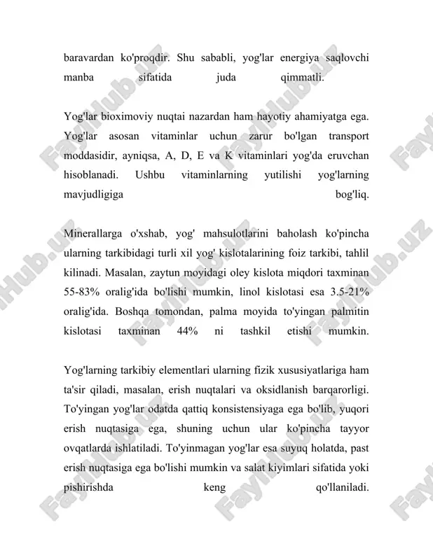 lik yoki hayvon yog'lari va gidroksid natriy (naoh) yoki gidroksid kaliy (koh) kabi kuchli ishqorlardir. oq yog', palma yog'i, kokos yog'i va boshqa yog'lar keng foydalaniladi. hajmi, sifati va turlari bo'yicha turli yog'lar tanlanadi. 2. **saponifikatsiya jarayoni**: bu sovun ishlab chiqarishning asosiy kimyoviy jarayoni. yog'lar va ishqorlar birlashganda, glicerol va sovunday yog' kislotalarini hosil qiladi. bu jarayon maxsus reaktsiya tanklarida, yaxshi nazorat ostida amalga oshiriladi va aniq harorat va ph darajalarga amal qilinadi. harorat odatda 80-100°c orasida bo'ladi. 3. **sovunni sovutish va qattiqlashtirish**: saponifikatsiya tugagandan so'ng, hosil bo'lgan sovun sovutiladi va stabil shakl olish uchun qattiqlashadi. bu jarayon odatda 24 soat davom etishi mumkin. sovunni qattiqlashtirish uchun suyuqlik shakli atau qoliplar yoki choyshablarda kuydiriladi. 4. **kesish va shakllantirish**: qattiq sovun quyilgan shakllar quruq holda o'rnatilgandan so'ng, kerakli hajm va shaklda kesiladi. bunda turli mashinalar yordamida avtomatik ravishda amalga oshirilishi mumkin bo'lgan protseduralar bor. bu avtomatizatsiya sifatni boshqarish va vaqtni tejashda …