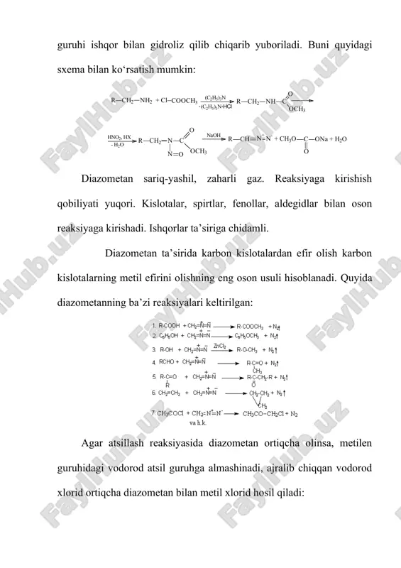 alifatik diazobirikmalar - Page 5