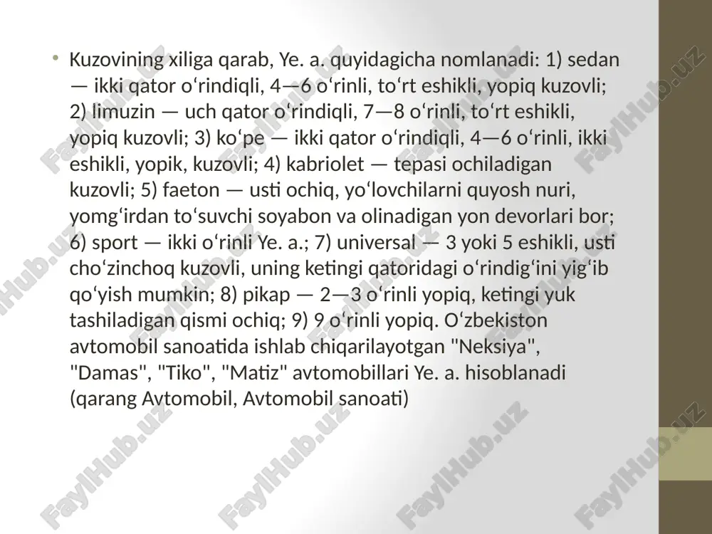 yengil avtomobil kuzovi - Page 5