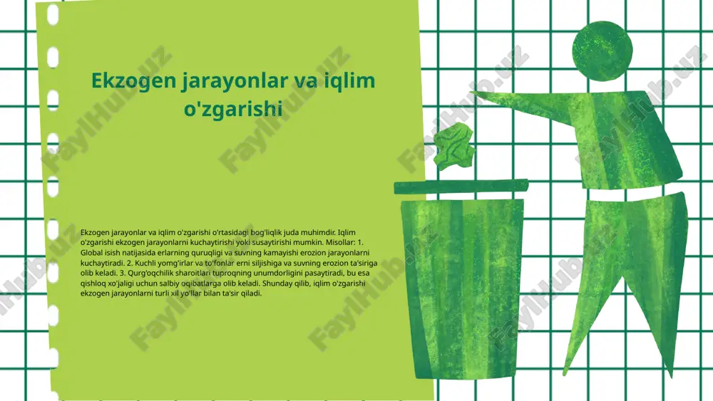 ekzogen va endogen jarayonlar - Page 5