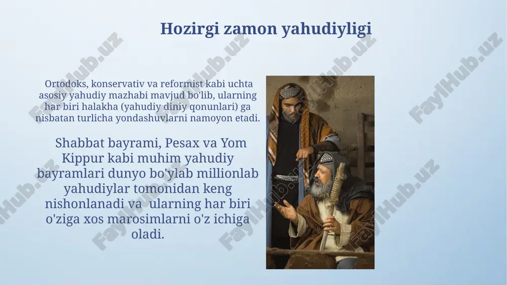 yahudiylik ta'limoti anʼana va marosimlari - Page 5