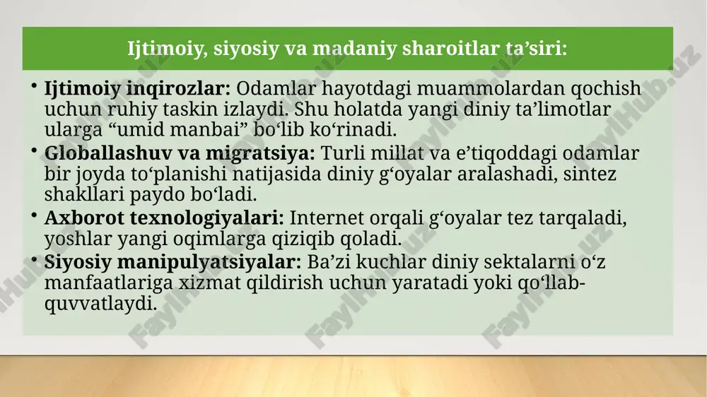 yangi diniy ta'limotlar va sektalar - Page 5