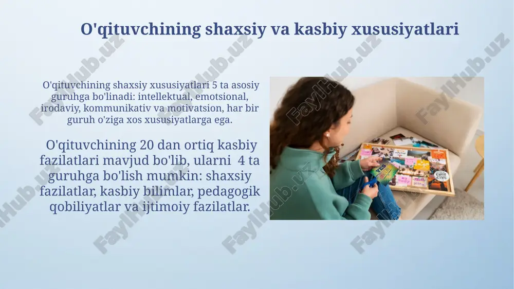 pedagogik faoliyatning psixologik asoslari - Page 5