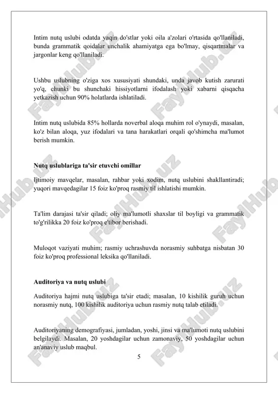 nutq uslublari - Page 5