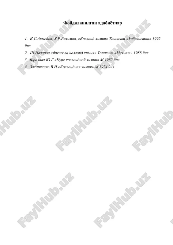 коллоид золларнинг олиниш усуллари - Page 5