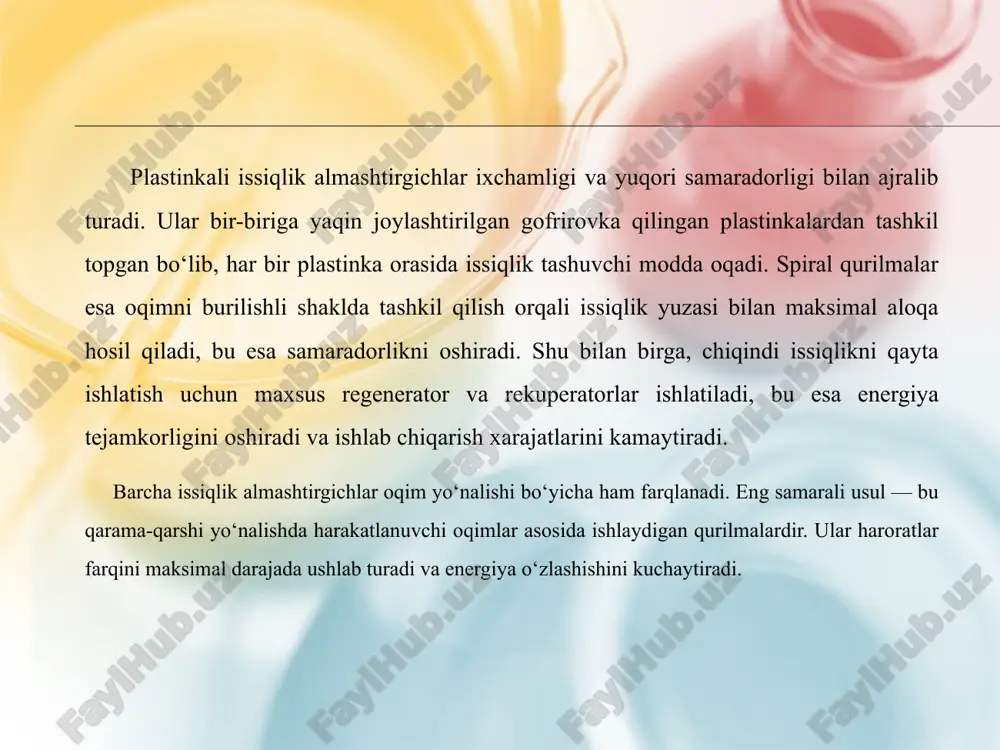 issiqlik almashinish jarayonlari - Page 5
