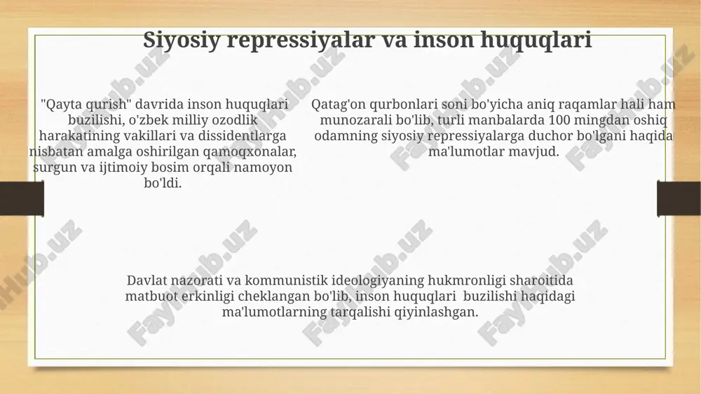 "qayta qurish" yillarida o'zbekistondagi ijtimoiy siyosiy vaziyat - Page 5