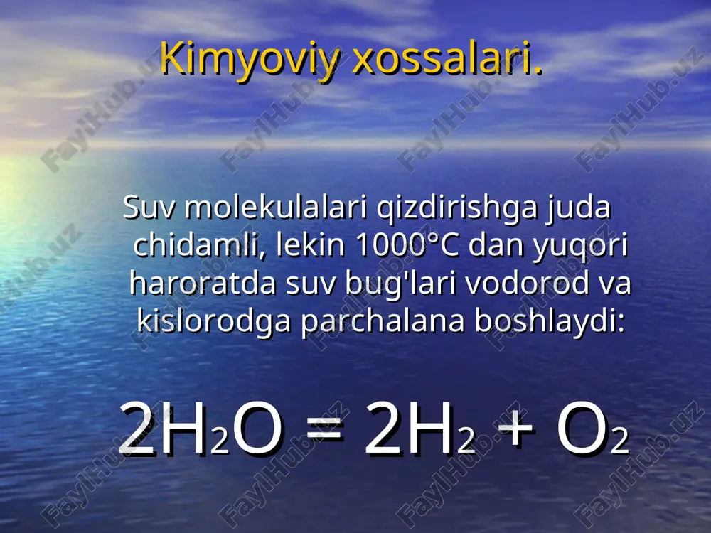 suvning fizik va kimyoviy xossalari - Page 5
