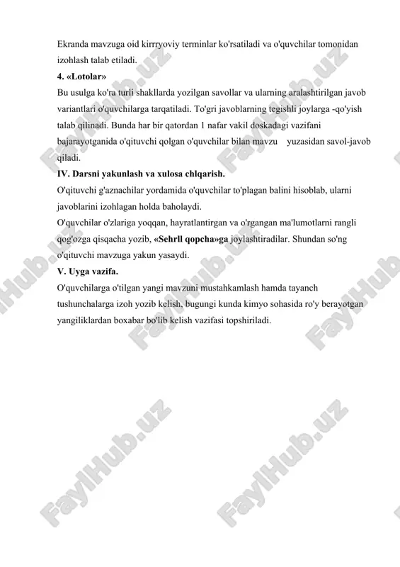 oksidlarning olinishi va kimyoviy xossalari - Page 5