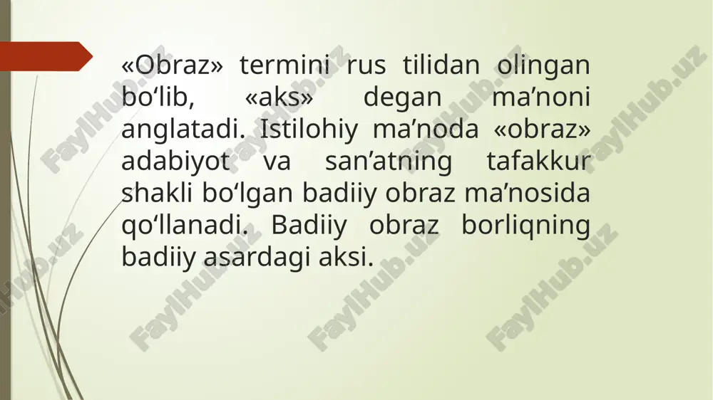 badiiy obraz va obrazlilik. badiiy obraz spetsifikasi. - Page 5