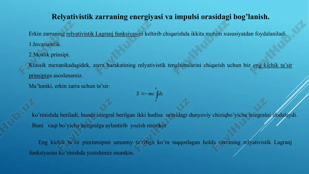 relyativistik dinamika elementlari - Page 5