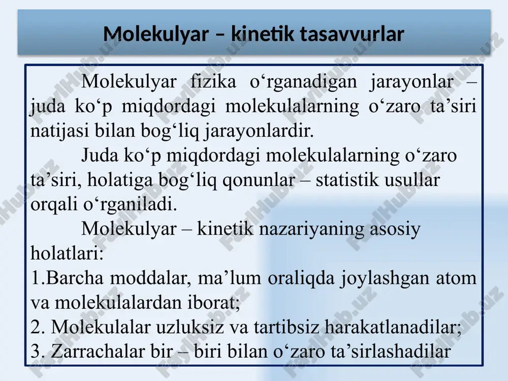 molekulyar-kinetik nazariyaning asoslari - Page 5