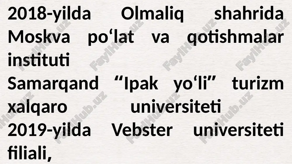 kadrlar tayyorlash va ta’lim sohasini isloh qilish - Page 5