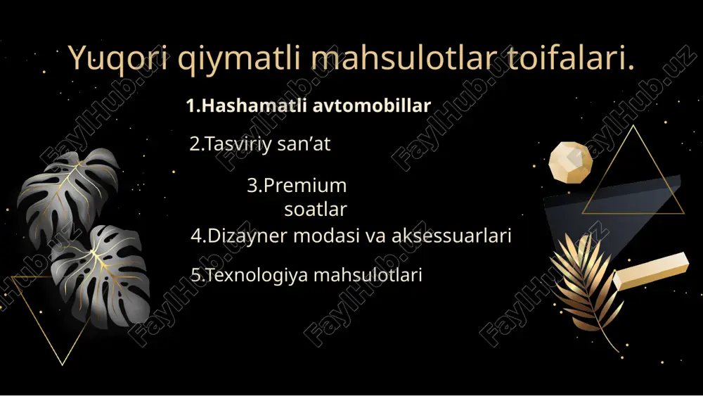 ya kabi rivojlanayotgan bozorlardan yuqori qiymatli mahsulotlarga talab ortib boradi. qimmatbaho mahsulot ishlab chiqaruvchilari o'z mahsulotlari va marketing strategiyalarini turli afzalliklarga va madaniy qadriyatlarni yangi bozorlarga moslagan holda yangi mijozlarni jalb qilishi mumkin. moslashtirish iste'molchilar unikal moslashtirilgan mahsulotlar va xizmatlarni ko'proq qidirmoqdalar. bunday vaziyatda yuqori qiymatli mahsulot ishlab chiqaruvchilari moslashtirilgan mahsulot va xizmatlarni taklif qilish orqali ushbu tendentsiyaga moslashishlari kerak. bu har bir mijozning ehtiyojlariga moslashtirilgan mahsulotlarni yaratish uchun 3d bosib chiqarish va kengaytirilgan reallik kabi texnologiyalardan foydalanishni o'z ichiga olishi mumkin. sirkular iqtisod sirkular iqtisod mahsulot va materiallarni iloji boricha uzoq vaqt davomida ishlatish orqali chiqindilarni yo'q qilishga intiladigan model bo'lib, yuqori qiymatli mahsulot ishlab chiqaruvchilari barqaror va raqobatbardosh bo'lib qolish uchun ushbu modelni qabul qilishlari kerak bo'ladi. bu qismlarga ajratish, materiallarni qayta ishlatish va yopiq zanjirli ta'minot zanjirlarini yaratish uchun mahsulotlarni loyihalashni o'z ichiga olishi mumkin. umuman olganda, yuqori qiymatli mahsulotlarning kelajagi barqarorlik, raqamli transformatsiya, rivojlanayotgan bozorlar, xususiylashtirish …