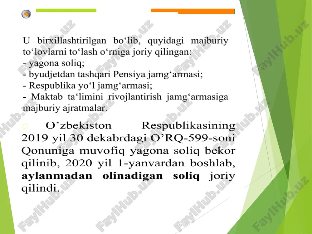 aylanmadan olinadigan soliq - Page 5