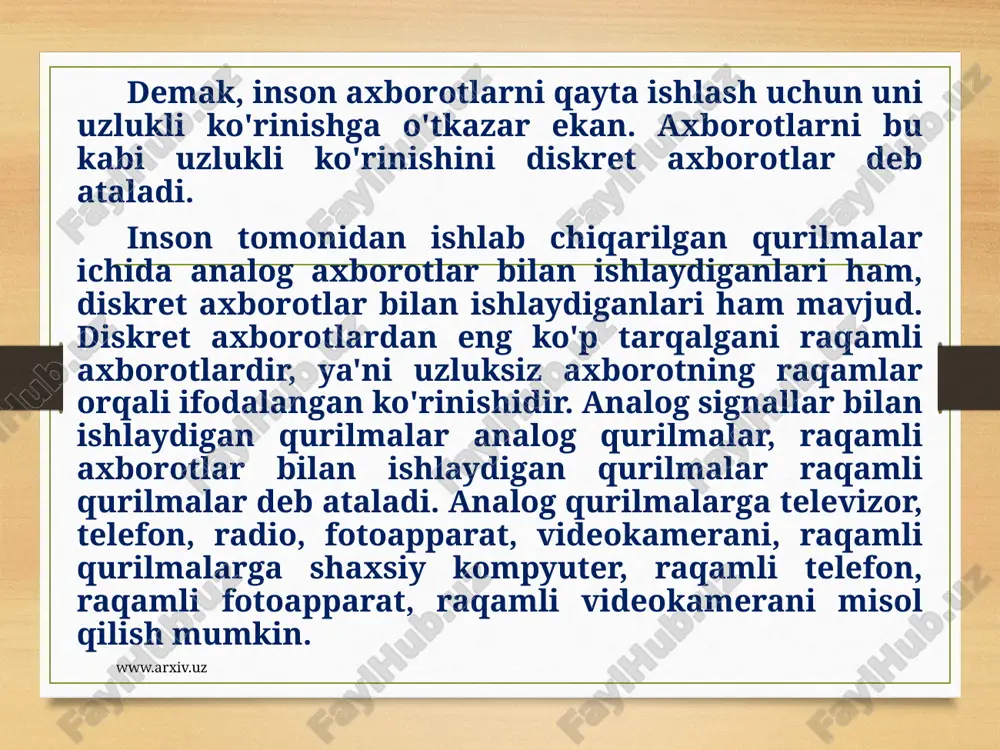 axborotlarni kodlash - Page 5