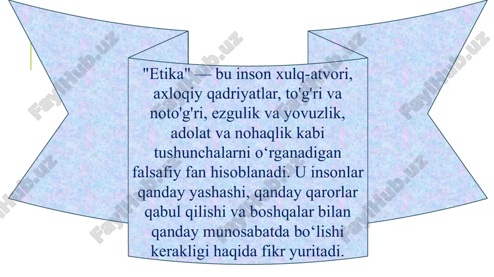 shni erkin, ixtiyoriy tanlash, irodaga ega bo‘lish, bajarish uchun erkin muhitga ega bo’lish insonning ma’naviy-axloqiy jihatidir. inson ruhi, ongi, boylik, martaba vasvasasi bilan zanjirlangan ekan, uning fikri erkin bo’lolmaydi. ana shu zanjir ozod bo’lishi yoki zanjirbandligini anglash ma’suliyatidan qochish bilan band bo’lar ekan, inson o’zining erkini cheklaydi. erkinlik anglashib olingan zaruriyat ekan, u ixtiyor erkinligi va axloqiy tanlov asosida namoyon bo’ladi. insondagi ixtiyor erkinligi zaruriyat talabi bilan oqilona, aqlga buysundirilgan ravishda cheklanadi ya‘ni nisbiylashadi. insonning ixtiyor erkinligi ma‘lum mas‘uliyat bilan faoliyat ko’rsatishini talab qiladi. erkinlik tarixiy taraqqiyotining zaruriy mahsulidr. ixtiyor erkinligi tufayli inson har qadamda axloqiy tanlov muammosiga duch keladi. bu muammo kishida mas‘uliyat hissi mavjudligidan dalolat beradi. “masʼuliyat” tushunchasi arab tilidan tarjima qilinganda “javobgarlik”, “hisob bermoqlik” maʼnolarini anglatib, biror ish, xatti-harakat oqibati, natijasi uchun javoblarlikni anglatadi mas‘uliyat shaxs faoliyatida o’z-o’zini boshqarishni tartibga solishdir. shaxsning jamiyatda tutgan o’rniga qarab mas‘uliyatning ko‘lami ham xilma-xil bo’ladi. jamiyatning oddiy a‘zosi ota-ona, farzandlar, jamoa …