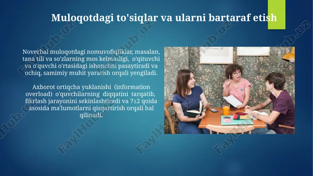 o'qituvchi faoliyatida muloqot madaniyati va psixologiyasi - Page 5