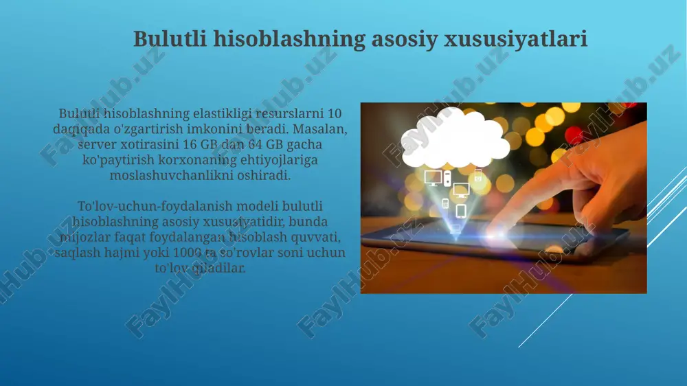 bulutli hisoblashlar(cloud computing) va ularning asosiy tushunchalari - Page 5