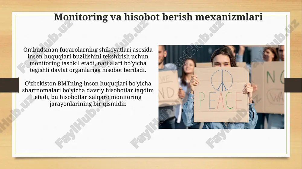 o’zbekistonda inson huquqlari va erkinliklari kafolatining yaratilishi . - Page 5