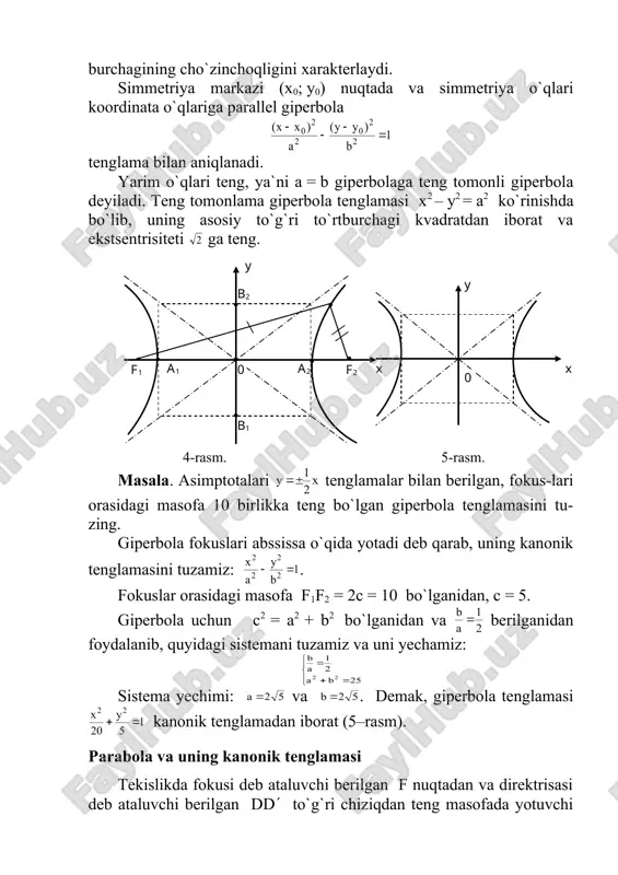 ikkinchi tartibli egri chiziqlar - Page 5