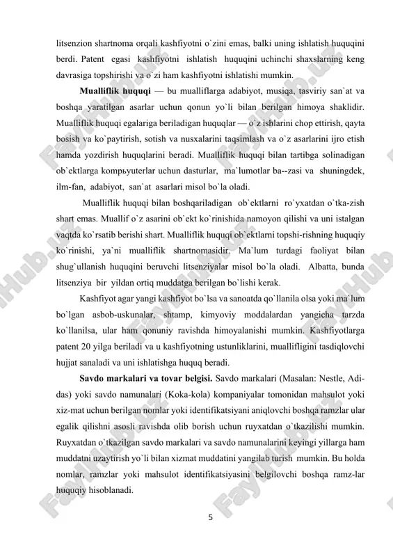 `g`risidagi har bir kontrakt uning amalda bo`lish davrini, shuningdek franchayzer (foydalanish huquqiga imkon beruvchi sub`ekt)ning hamda franchayzi (bu imtiyozni oluvchi sub`ekt)ning huquq va majburiyatlari aniq belgilab beriladi. kompьyuter dasturiy ta`minoti – bu korxonaning ishlab chiqarish, ma`muriy faoliyatida ishlatish yoki ijaraga berish uchun mo`ljallangan hamda kelgusida iq-tisodiy manfaatlar keltiradigan komp`yuterlarda maxsus operatsiyalarni (buxgal-teriya hisobi, iqtisodiy tahlil va shunga o`xshashlarni) bajarishga mo`ljallangan hamda korxonani o`zida yaratilgan yoki sotib olingan dasturlardir. kompьyuter dasturlarini takomillashtirish bilan bog`liq bo`lgan xara-jatlar hisobi tarmokning kengayib borishi va amaliyotda ishlab chiqarilgan yangi hisob jarayonlarini paydo bo`lishi bilan o`ta muhim ahamiyat kasb etmoqda. kompьyuter dasturlari va ularni takomillashtirishga qilingan investi-tsiyalar kompьyuter dasturiy ta`minoti, bilan shugullanuvchi korxonalarda boshqa aktivlar sifatida ko`riladi. kompьyuter dasturiy ta`minotiga qilingan harajat- larni kapitalizatsiyalashtirish, sotish yoki keng foydalanish uchun ijaraga berish-ga mo`ljallangan kompьyuterning dasturiy ta`minotini rivojlantirish, ilmiy tadqiqotlar va ishlanmalar xarajatlarning salmoqli qismini tashkil etadi. hisobga olishda asosiy masala bo`lib, dasturiy ta`minot to`plamlarini takomil-lashtirishda amalga oshirilgan …