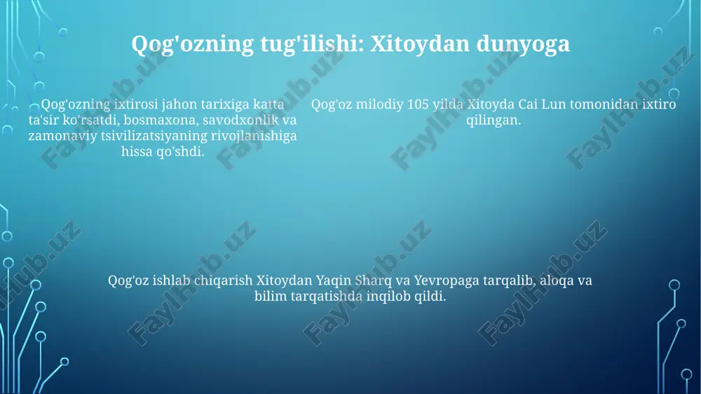 hujjatlarning paydo bo’lishi va tarixi - Page 5