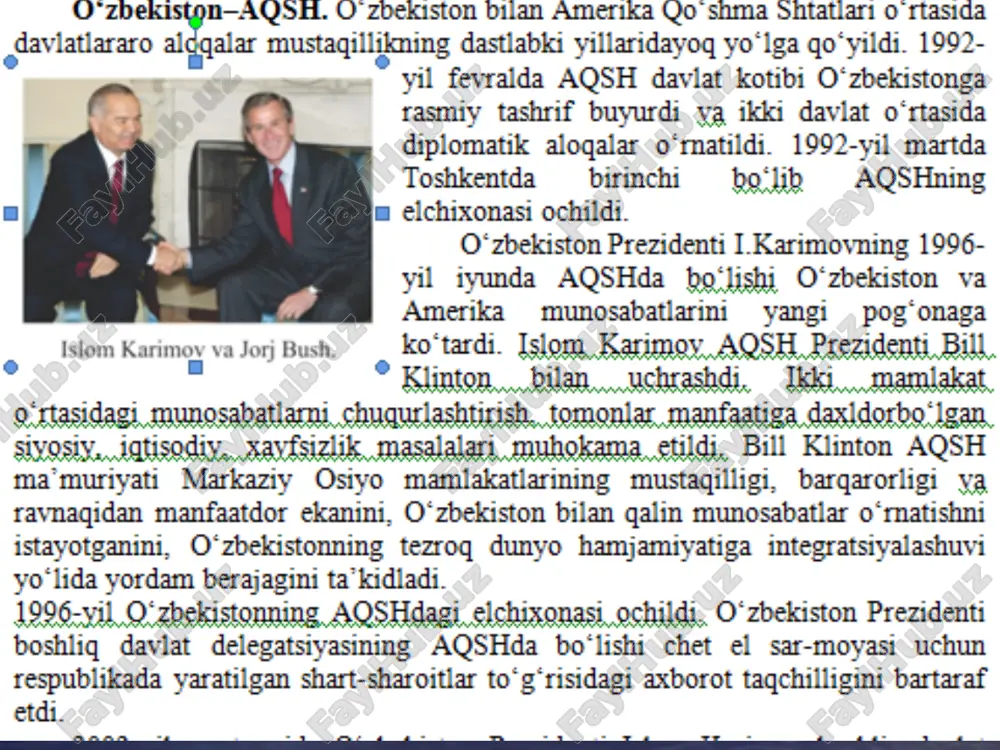 o‘zbekiston va jahon hamjamiyati - Page 5