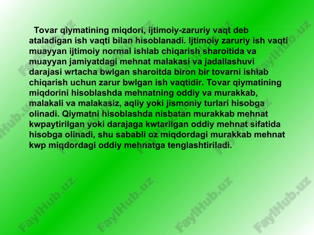 tovar va uning xususiyatlari - Page 5