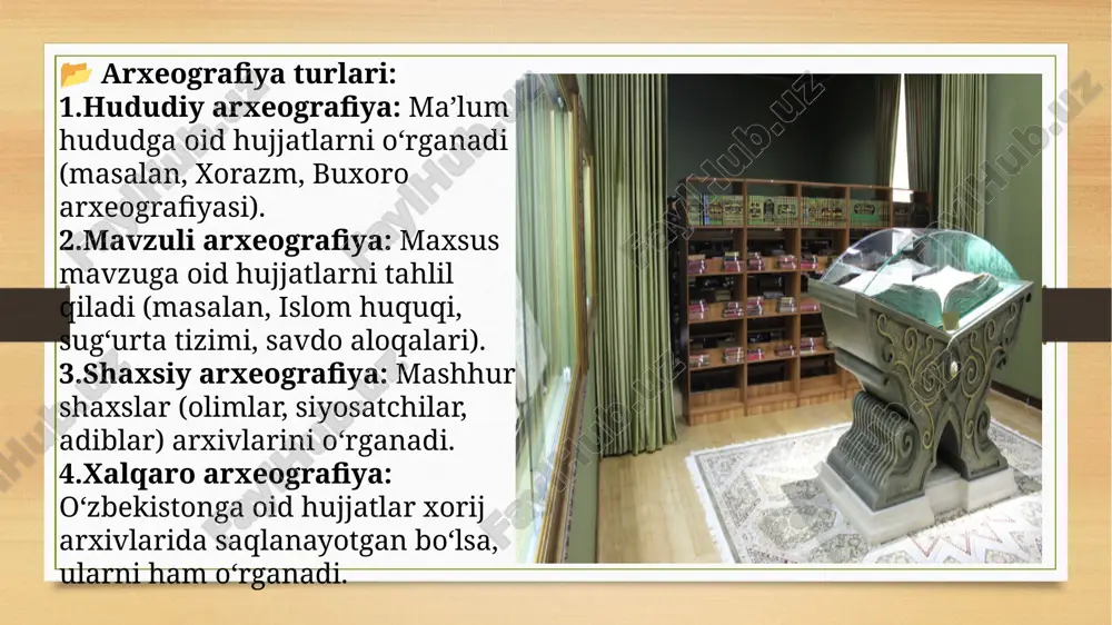 arxeografiya va uning vazifalari - Page 5