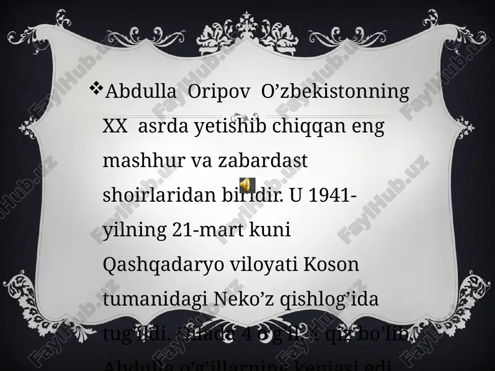 abdulla oripov hayoti va ijodi - Page 5