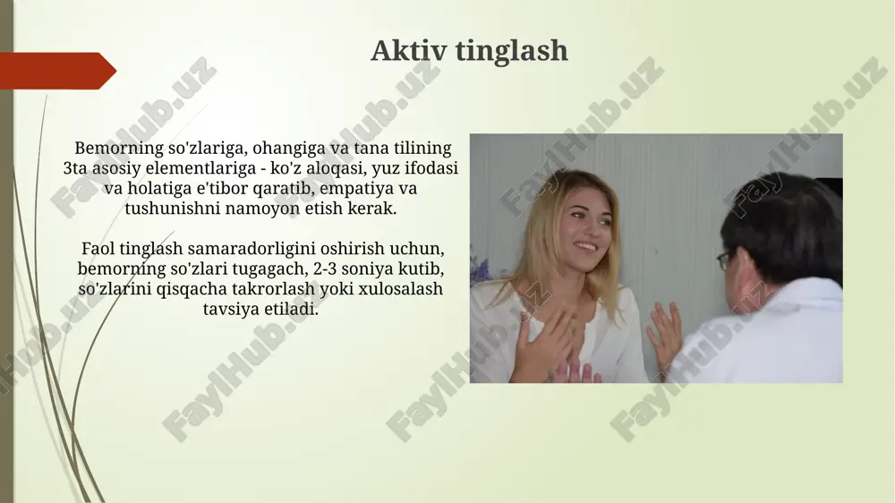 patsient bilan verbal va noverbal muloqot ko'nikmalari - Page 5
