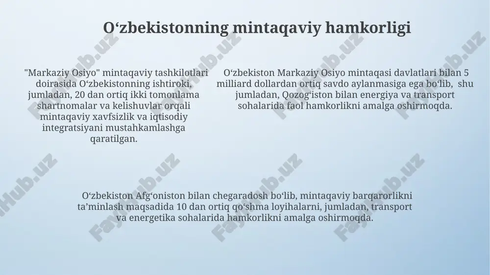 o'zbekistonning xalqaro tashkilotlar bilan hamkorlik aloqalari - Page 5
