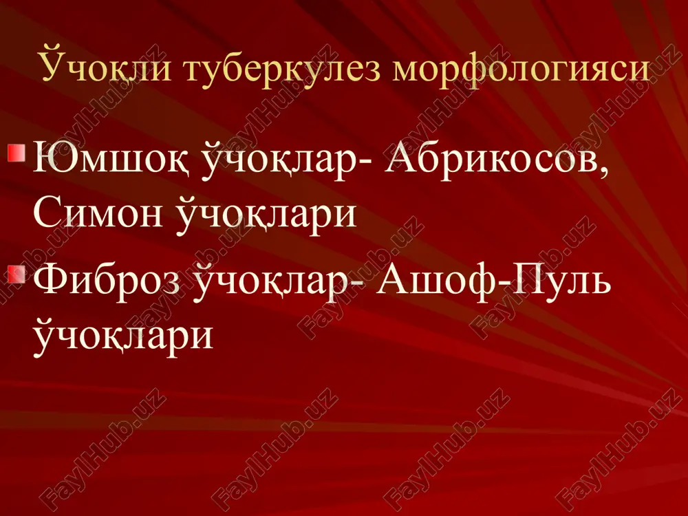 ўпканинг ўчоқли, яллиғланган туберкулези ва ўпка туберкулемаси - Page 5