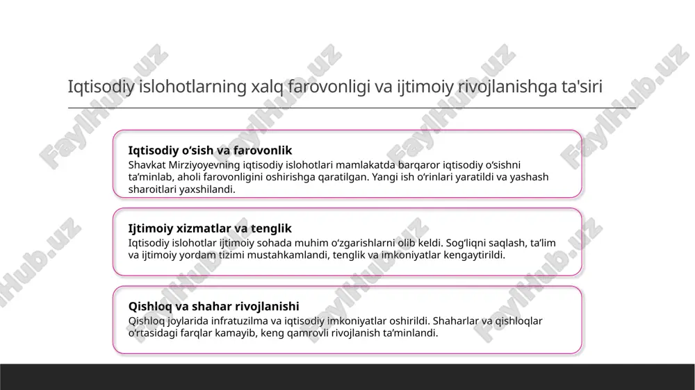 shavkat mirziyoyevning iqtisodiy islohotlari va rivojlanish strategiyalari - Page 5