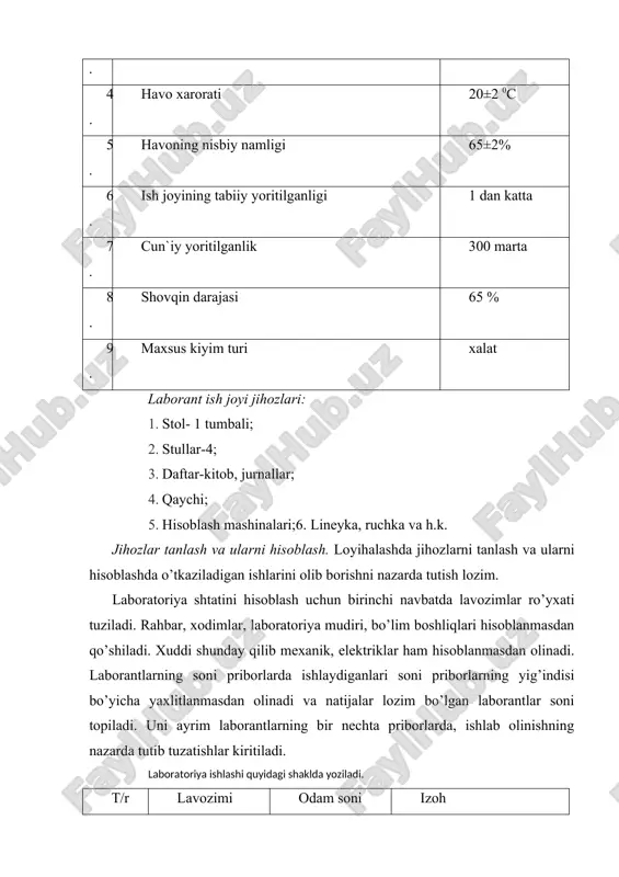 laborantlar ishini tashkil etish - Page 5