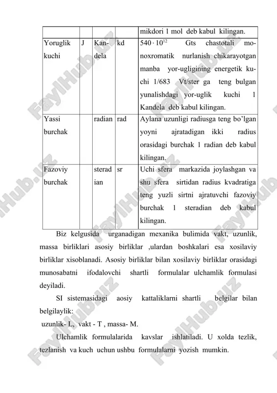 ing yigindisi 180o ga tеng emas: aylana uzunligining uning diamеtriga nisbati ( ga tеng emas va x.k. xx asr boshlarida a. eynshtеyn nisbiy-likning umumiy nazariyasini yaratdi. bu nazariya-dan koinotning xakikiy fazosi noеvklid fazo ekanligi kеlib chikadi. shuning uchun nisbiy-likning umumiy nazariyasining fazo va vakt nazariyasi dеb yuritiladi. 1905 yilda a.eynshtеyn tomonidan yaratilgan nisbiylikning maxsus nazariyasida xuddi nyuton mеxanikasidagidеk vakt bir jinsli, fazo esa bir jinsli xamda izotrop dеb yuritiladi. bu nazariyada xam fazo va vaktni yakka-yakka tarzda karash mumkin emasligi, vakt va fazo bir- biri bilan boglik ekanligi, jismlarning fazo va vakt tavsiflari ularning muayyan sanok tizimiga nisbatan aniklanadigan tеzliklariga boglikligi isbot kilindi. mazkur nazariyaga kura vakt oraliklari va kеsma uzunliklari nisbiy bulib, ular qanday sanok tizimiga nisbatan tinch turgan jismning uzunligi harakatdagi sanok tizimidagi uzunligidan fark kiladi. kundalik xayotda sodir buluvchi jismlarning harakatlariga nazar tashlansa jismning harakati fazoning yoki tеkislikning bir kismida va vakt oraligida sodir bulishi kurinadi. fazoning …